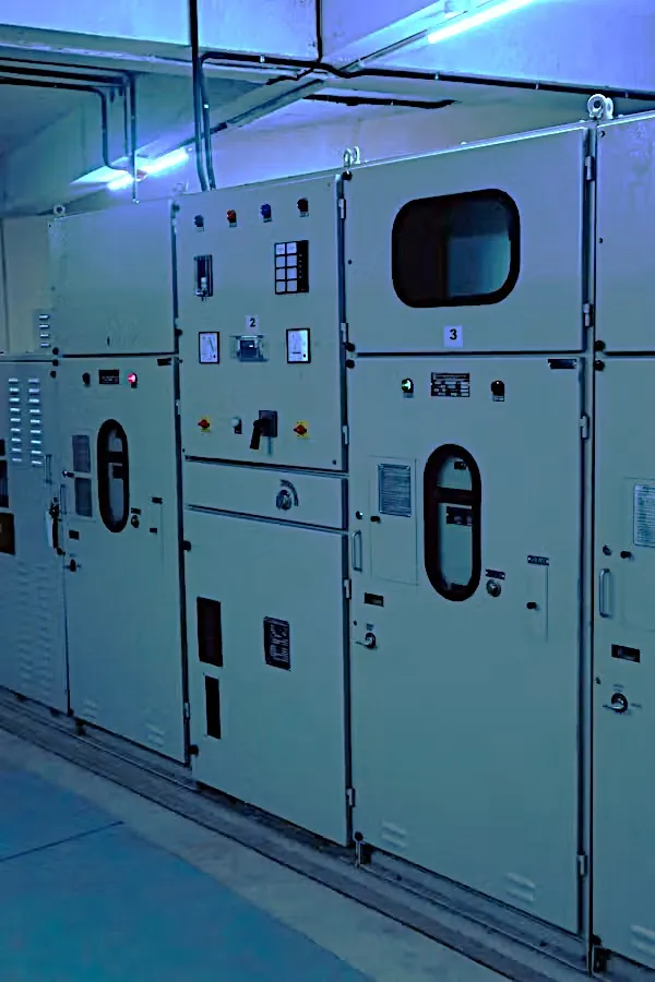 Electrical switchgear room for emergency power distribution