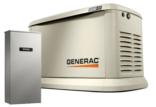 Generac Guardian generator with automatic transfer switch