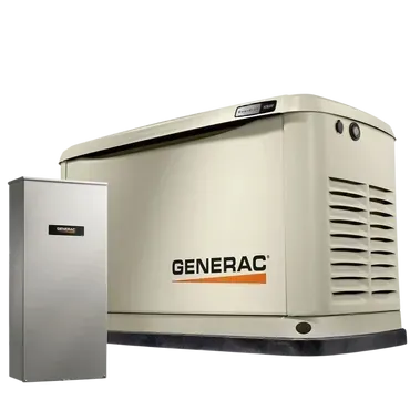 Generac home standby generator with transfer switch
